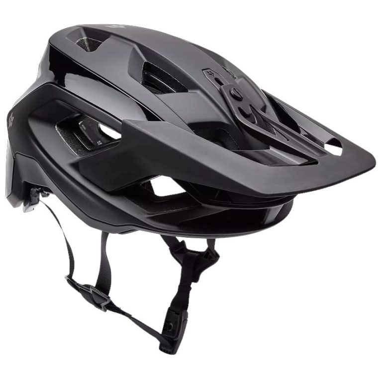 Casco Fox Speedframe RS Matte Black con mips integra split, cierre boa y soporte para gafas