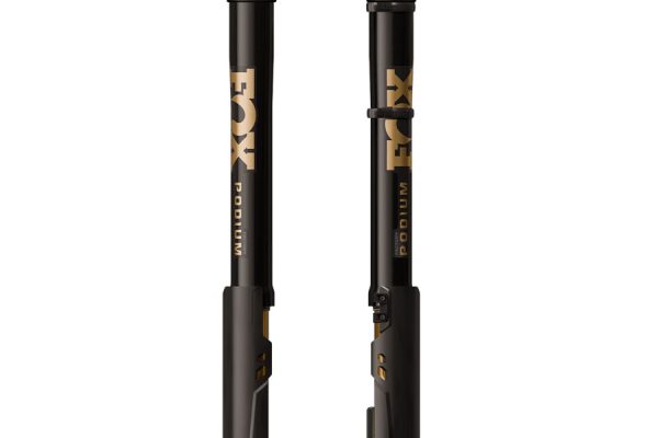 Horquilla Invertida Fox Podium Grip X2, diseñada para enduro agresivo en mountain bike y ebikes