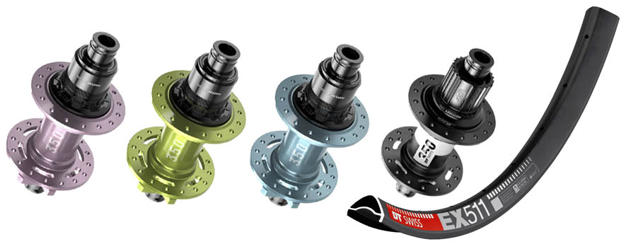 Ruedas a la carta CW DT Swiss EX 511 con DT Swiss 350 DEG