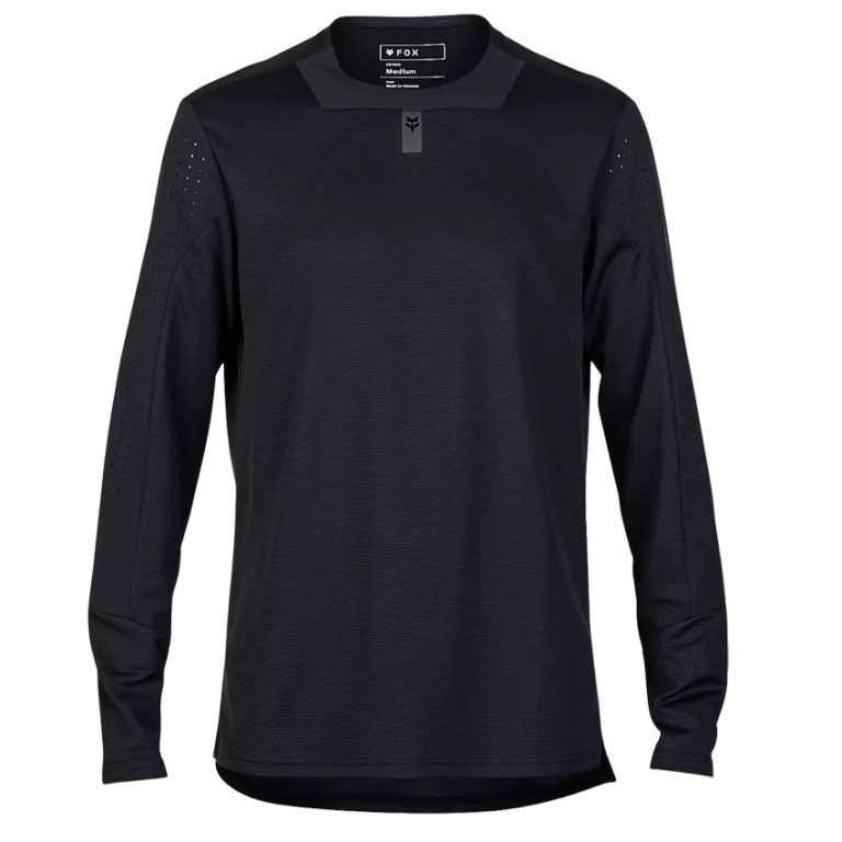Camiseta Manga Larga Fox Defend Black para la practica de enduro, mtb y descenso