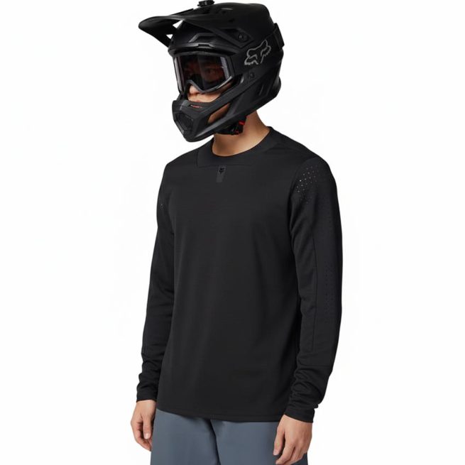Camiseta Manga Larga Fox Defend Black para enduro y dh