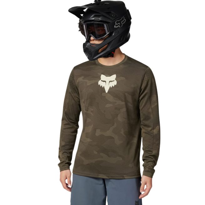 Camiseta Manga Larga Fox Ranger TruDri Dirt para practica de mtb, enduro y descenso