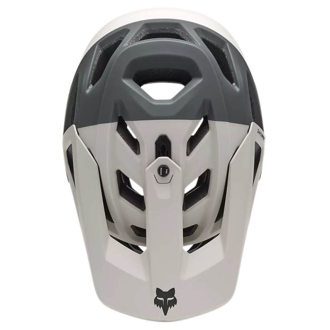 Casco FOX Proframe RS Sol Vintage White vista superior