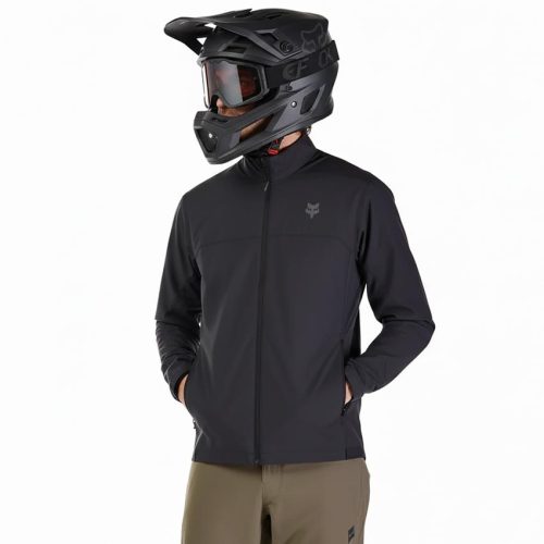 Chaqueta Cortavientos Fox Ranger manga larga en negro