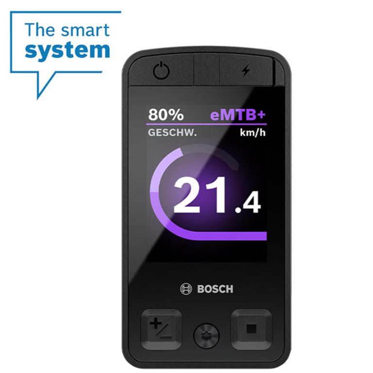 Display eBike Bosch Kiox 400C para MTB, pantalla a color integrada compatible con Bosch Smart System para bicicletas eléctricas de montaña y eMTB.