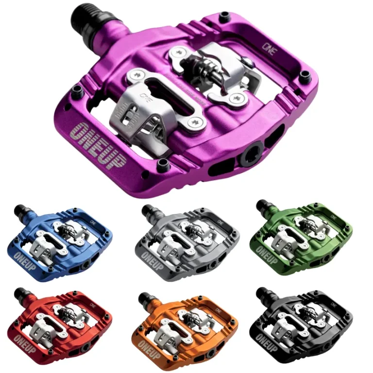 pedales oneup clip para MTB, plataforma amplia, ajuste de tensión y compatible con SPD varios colores