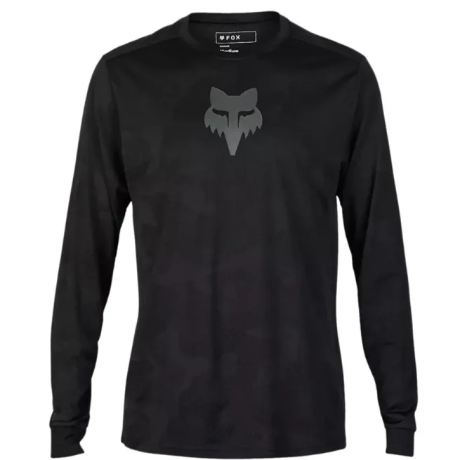 Camiseta Manga Larga Fox Ranger TruDri Black para enduro mtb