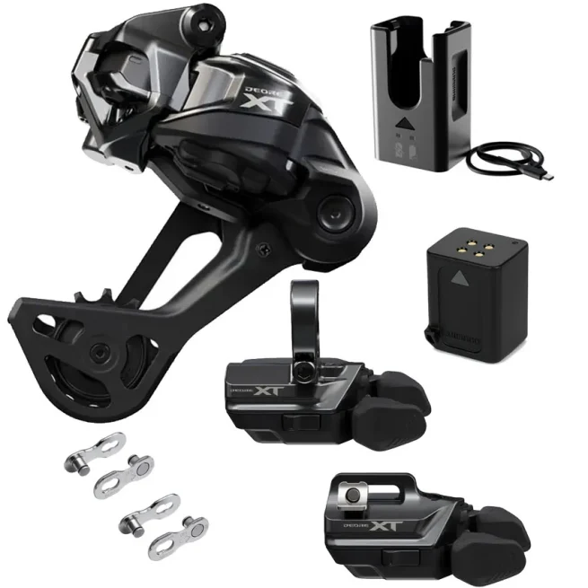 Kit de Actualización Shimano XT M8250 Di2 SGS pata larga y 12 velocidades