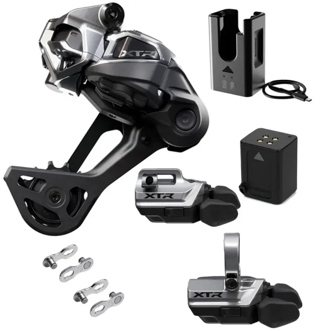 Kit de Actualización Shimano XTR M9250 Di2 inalambrico SGS pata larga y 12 velocidades