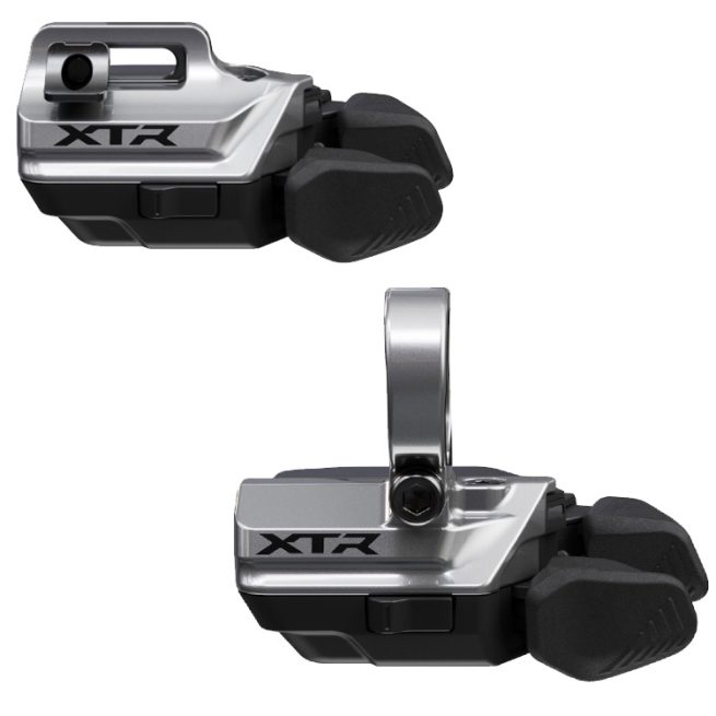 Mando De Cambio Shimano XTR Di2 SW-M9250 inalambrico con anclaje de abrazadera y i spec ev