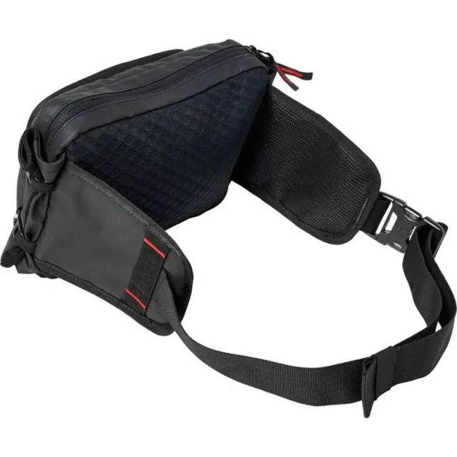 riñonera fox hip pack hidratacion para mtb con espacio para bidones. compacta y comoda