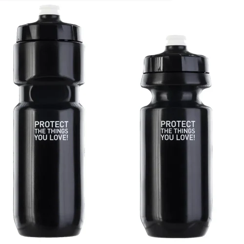 Bidón Evoc Negro para hidratación en mtb, de 550 y 750 ml