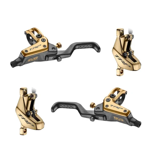 Frenos TRP Evo Pro gold 4 pistones para mtb, dh, enduro y ebikes