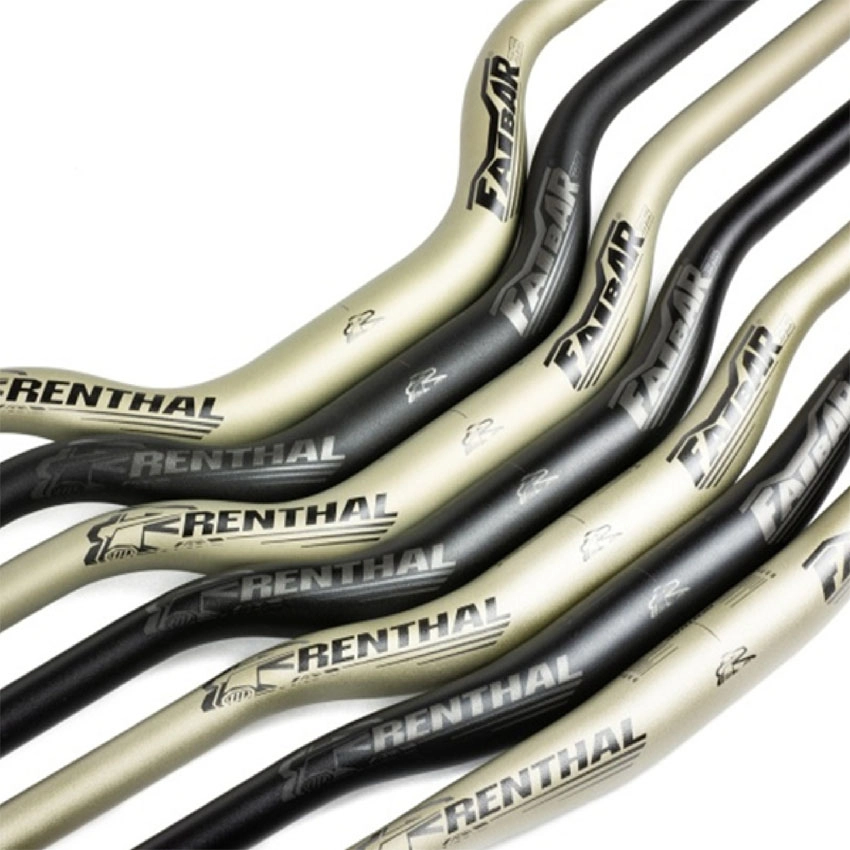 Manillar Renthal Fatbar 35 V3 aluminio dorado y negro