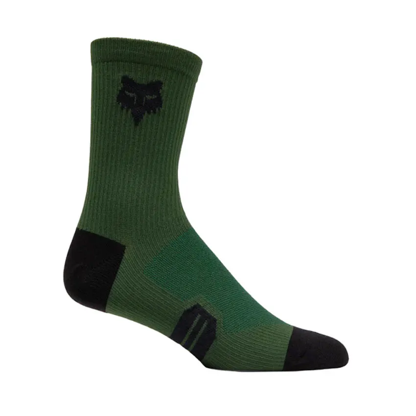 Calcetines Fox 6 Ranger ivy green para mountain bike