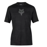 Camiseta Fox Ranger TruDri Black manga corta vista delantera para mountain bike, enduro y dh