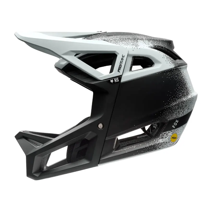 Casco FOX Proframe RS Aura White lateral casco integral para enduro, descenso y ebikes