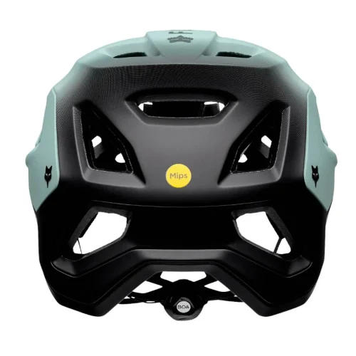 Casco Fox Speedframe Pro Backfade Frost Blue posterior enduro, mtb, trail