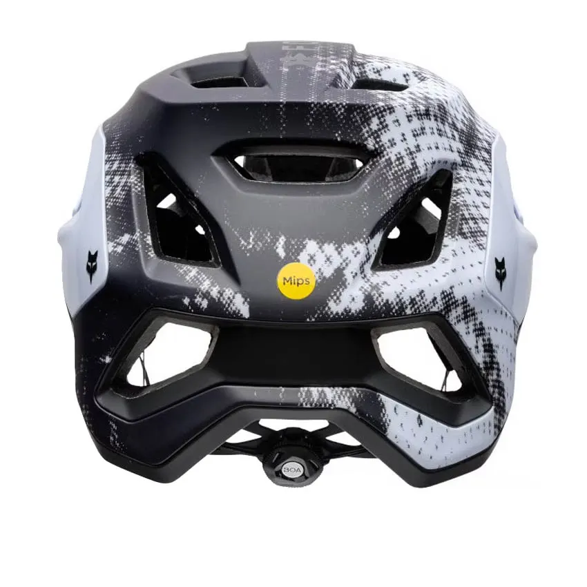 Casco Fox Speedframe Pro Sense White para mountain bike posterior