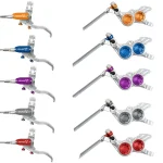 Frenos Hope Tech 4 EVO GR4 Plata de 4 pistones para MTB, dh, enduro y ebikes