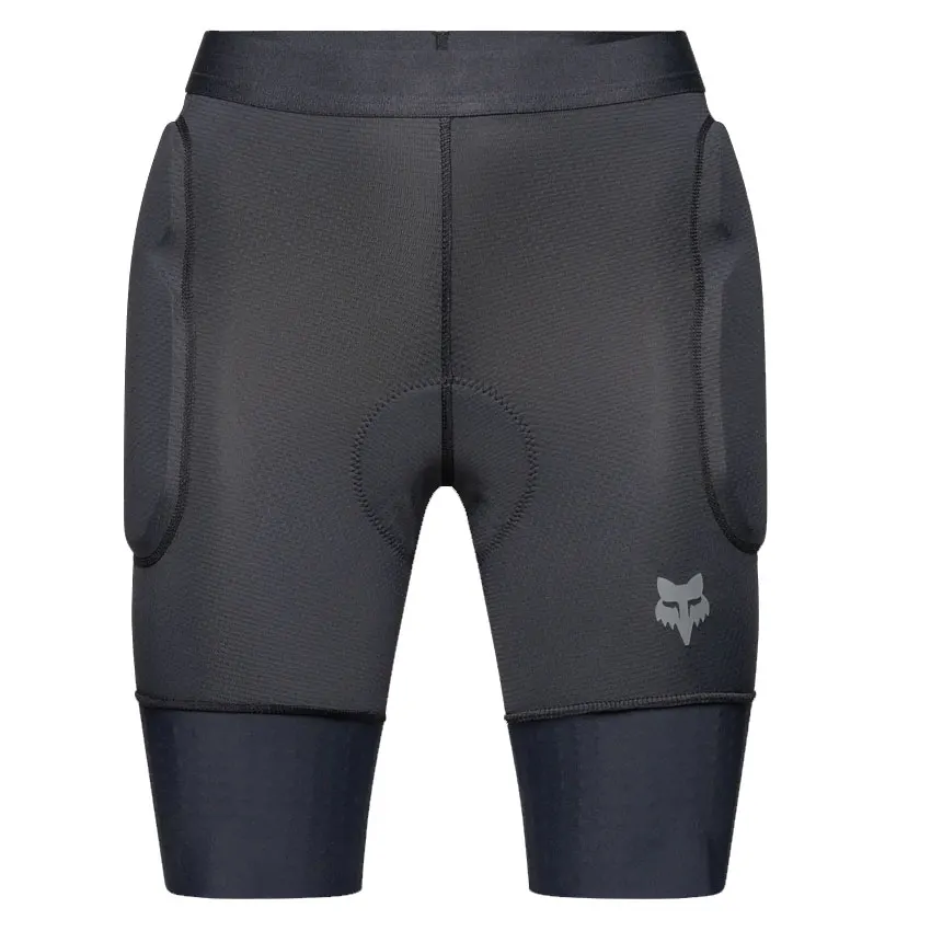 Pantalón Protector Fox Short Titan Race en color negro para uso en mountain bike, enduro y descenso
