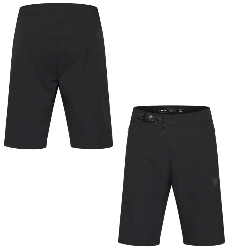 Pantalón corto Fox Ranger negro para uso en mountain bike, enduro y descenso