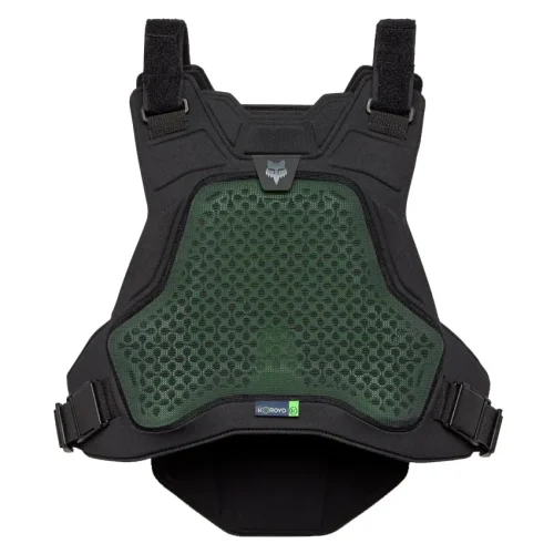 Peto Protector Fox Airframe con protección koroyd vista frontal, protector de pecho y espalda para mtb, enduro y dh