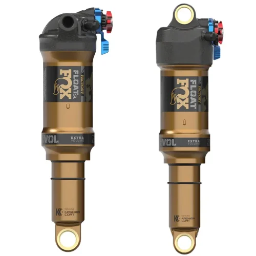 Amortiguador Fox Float SL Factory 3Pos para mountain bike, con medidas metricas y trunnion