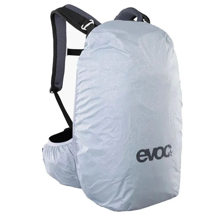 Mochila con protección Evoc Trail Pro Blackline 16 con funda impermeable incluida