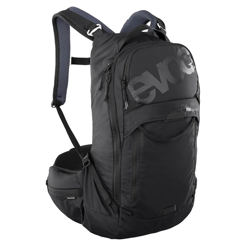 Mochila con protección Evoc Trail Pro Blackline 16 para mountain bike