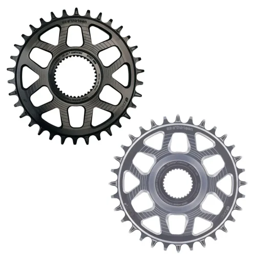 Plato eBike eThirteen Helix Race espec DJI Avinox negro y plata para ebikes