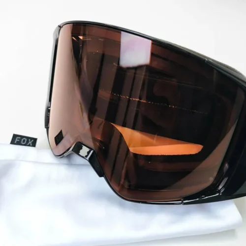 Gafas de máscara Fox Vue Max VIVID MTB con funda de tela