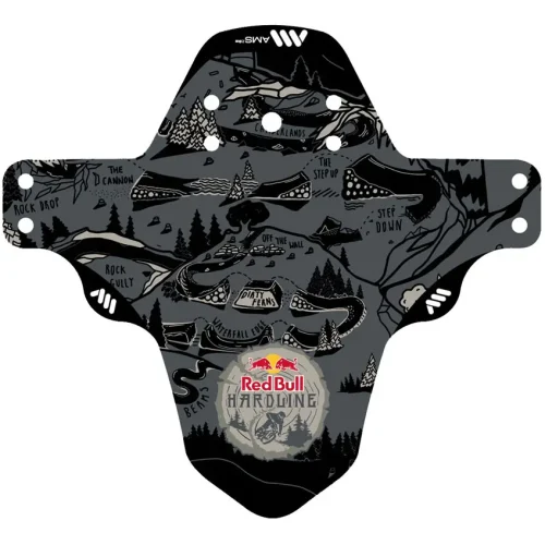 Guardabarros AMS Red Bull Hardline para mountain bike