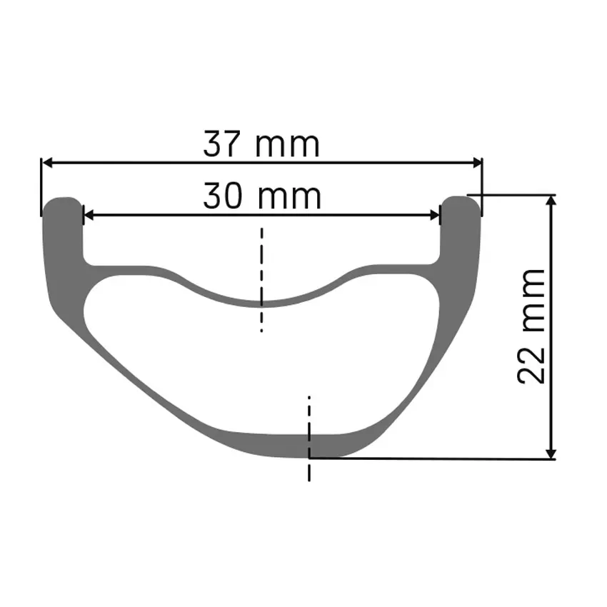 perfil Ruedas de carbono DT Swiss HXC 1500 Spline Ebike
