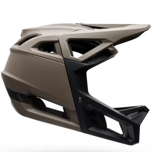 Casco integral Fox Proframe Solid Brown lateral