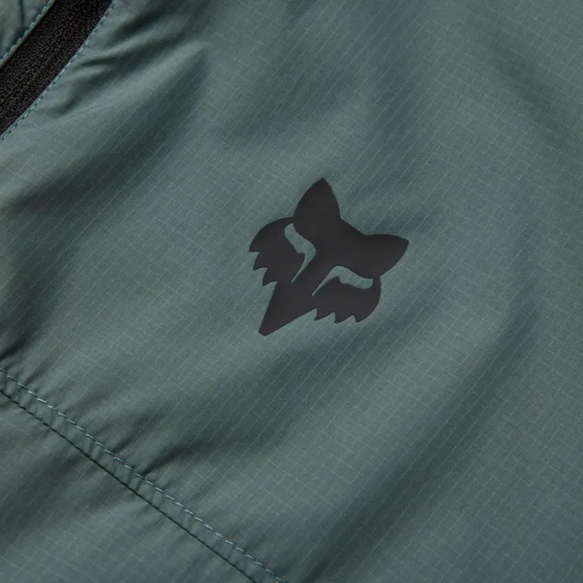 Chaqueta Cortavientos Fox Ranger Green logo fox