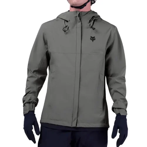 Chaqueta impermeable Fox Ranger Water Jacket vista delantera para mountain bike