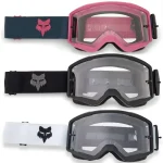 Gafas de máscara Fox Main Google MTB en color rosa, blanco y negro