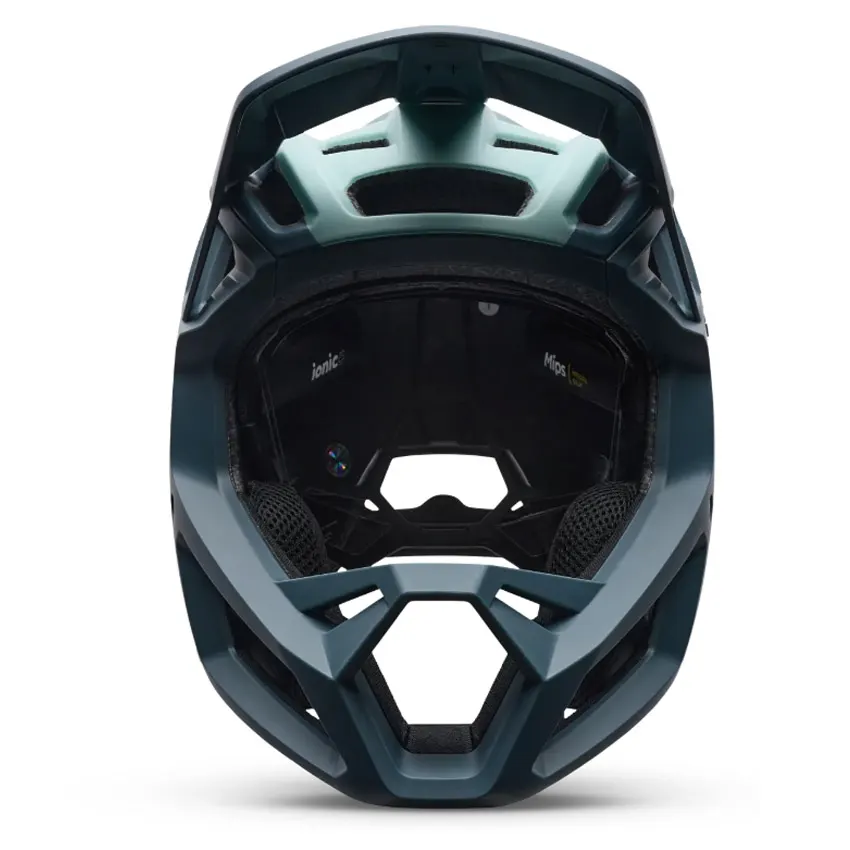 casco integral Fox Proframe RS Heatstack Artic Blue vista frontal